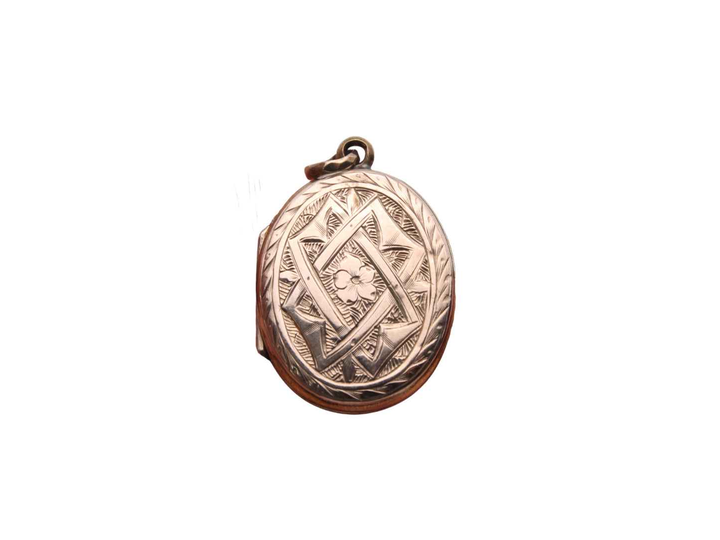 Antique 9ct Gold Bk & Ft Decorative Locket