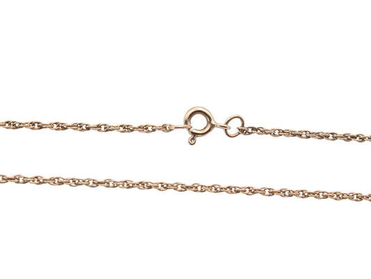 Vintage 9ct Gold Prince Of Wales Link Necklace