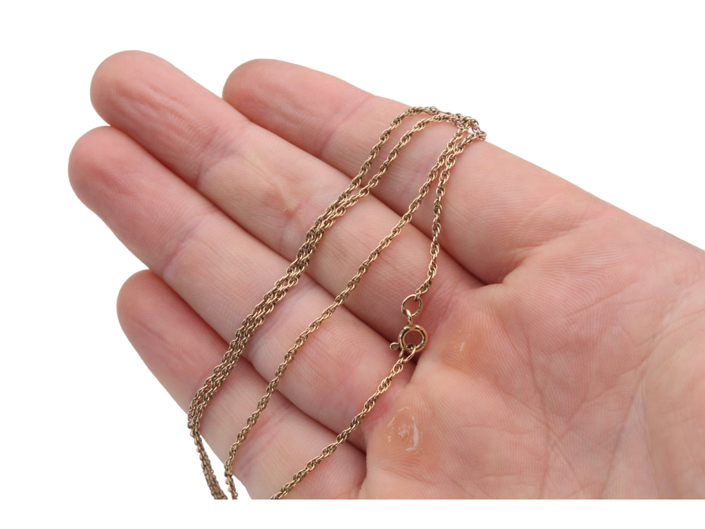 Vintage-9ct-Gold-Prince-Of-Wales-Link-Necklace