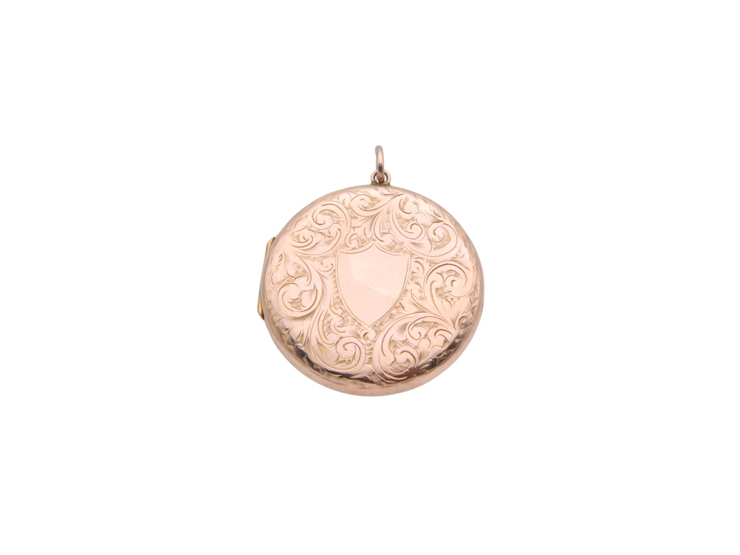 Antique 9ct Gold Chased Locket