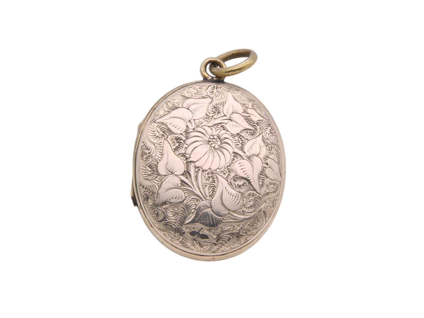 Antique 9ct Gold Back And Front Locket