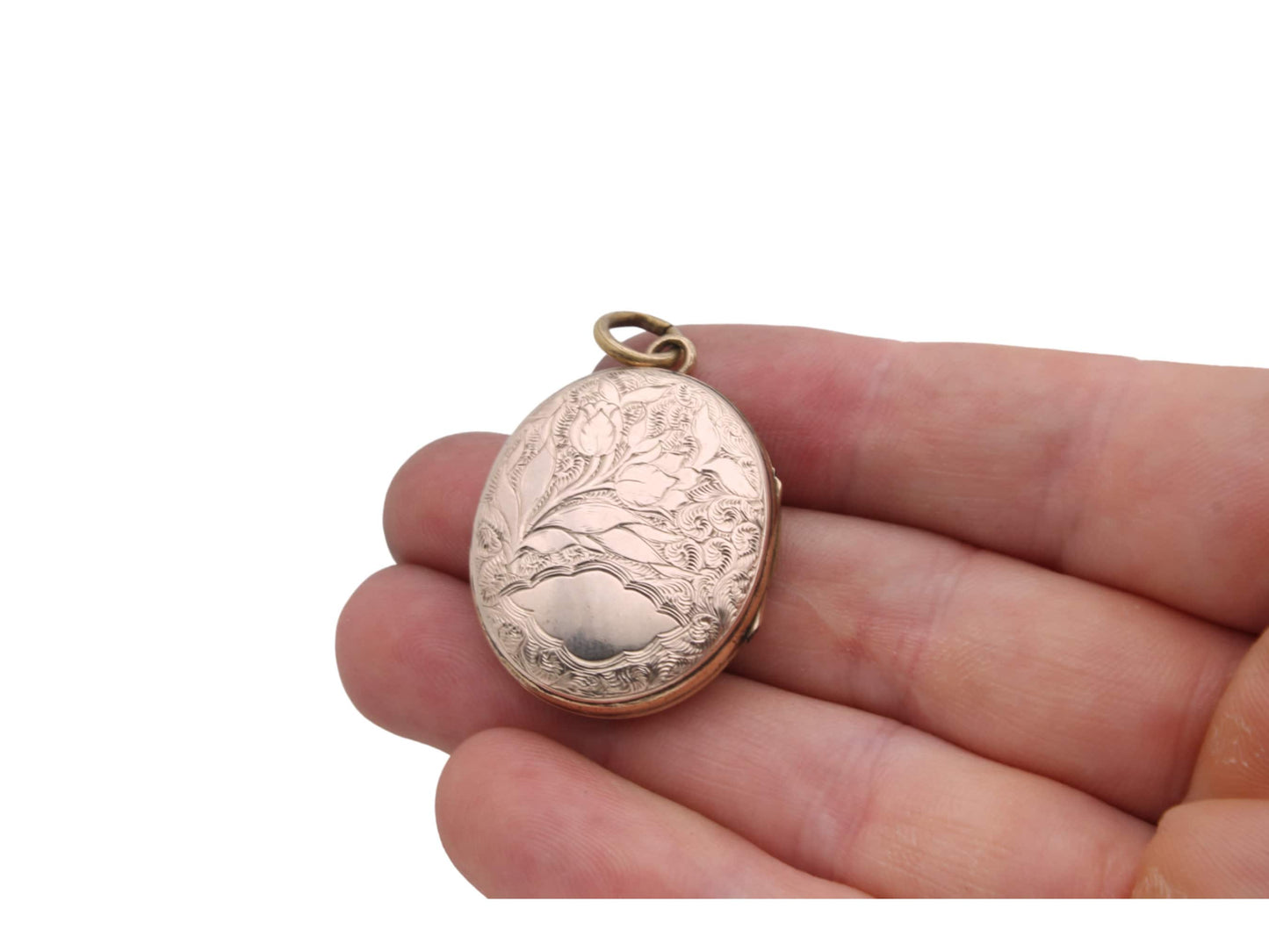 Antique 9ct Gold Back And Front Locket