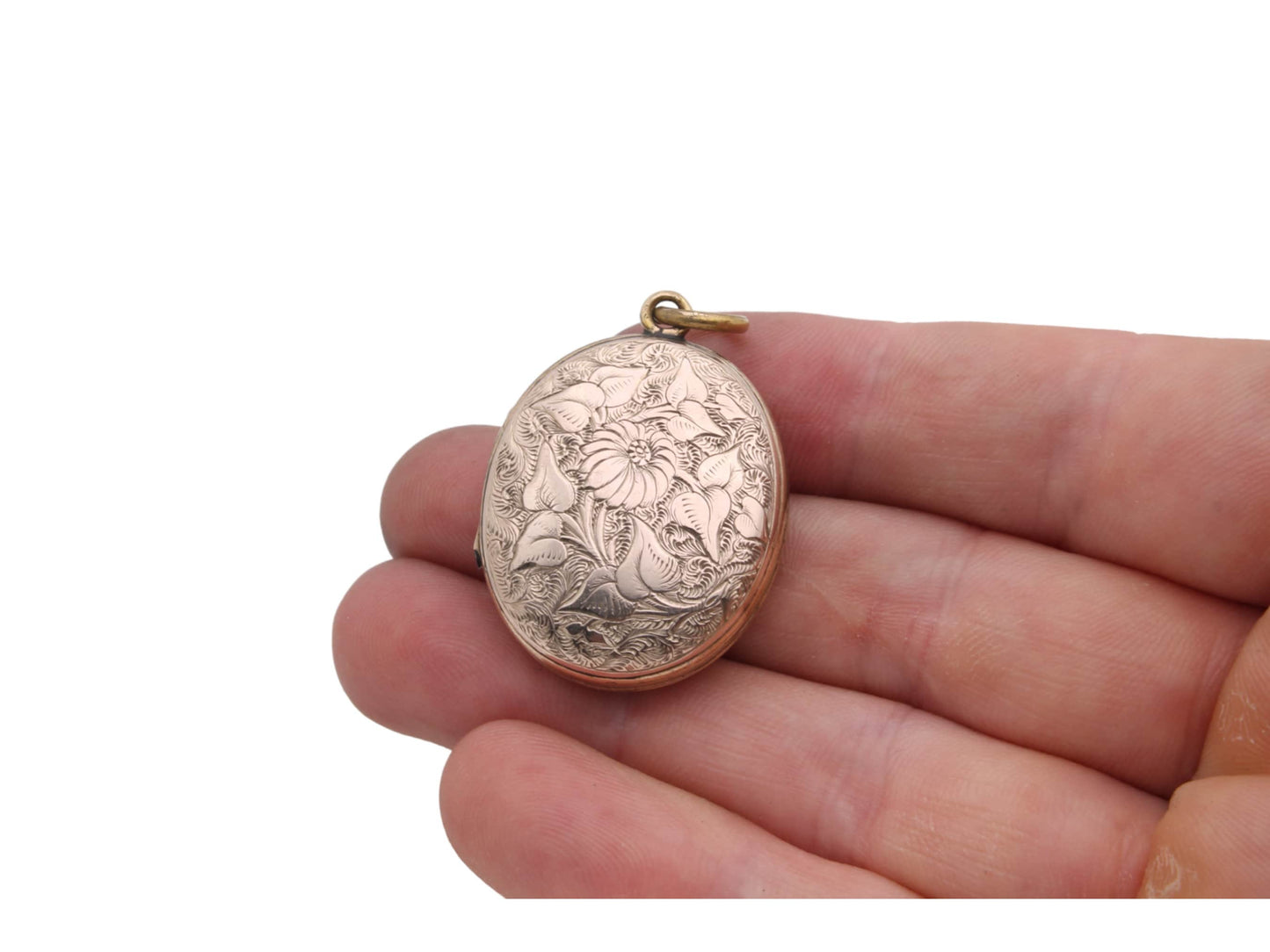 Antique 9ct Gold Back And Front Locket