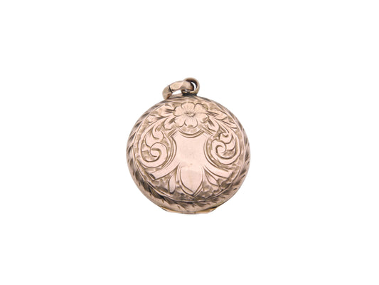Antique 9ct Gold Back & Front Locket
