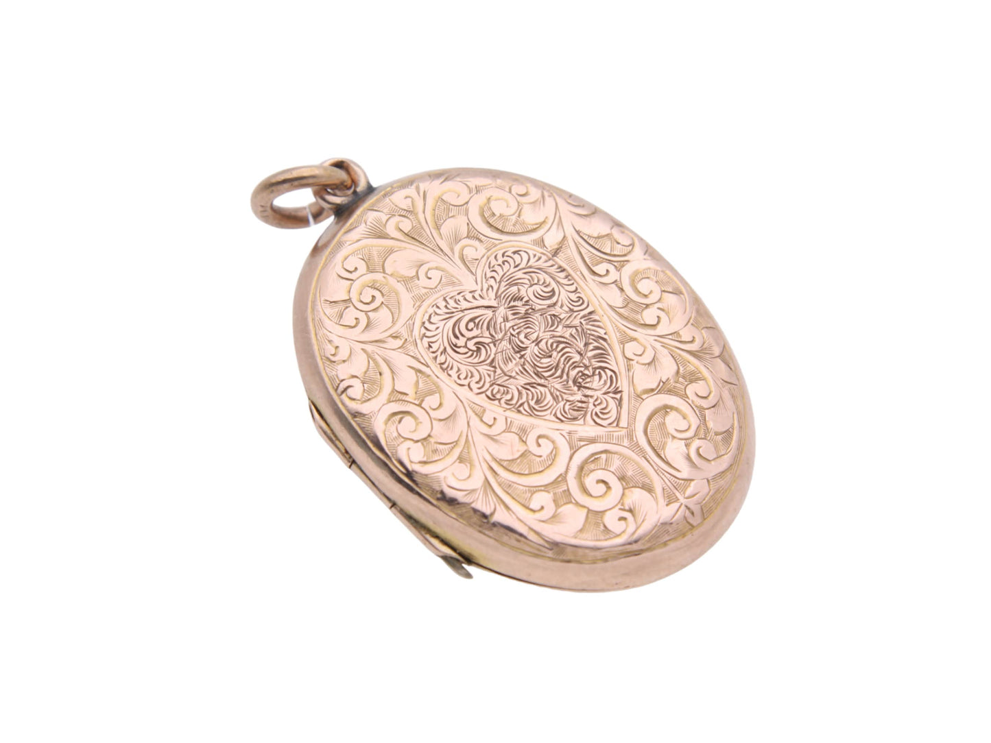 Antique Edwardian 9ct Gold Locket, 1906