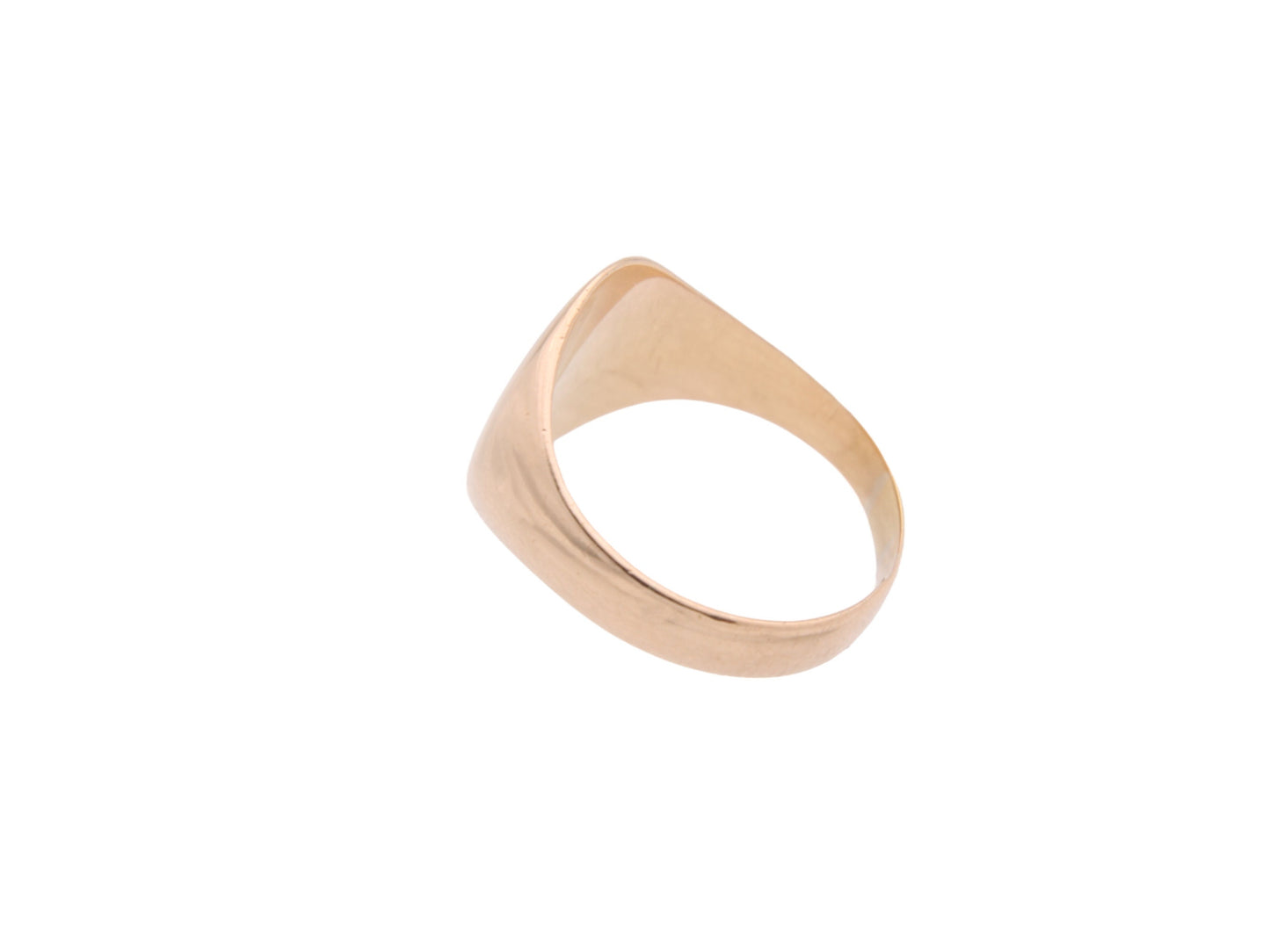 Antique 18ct Rose Gold Signet Ring, 1910
