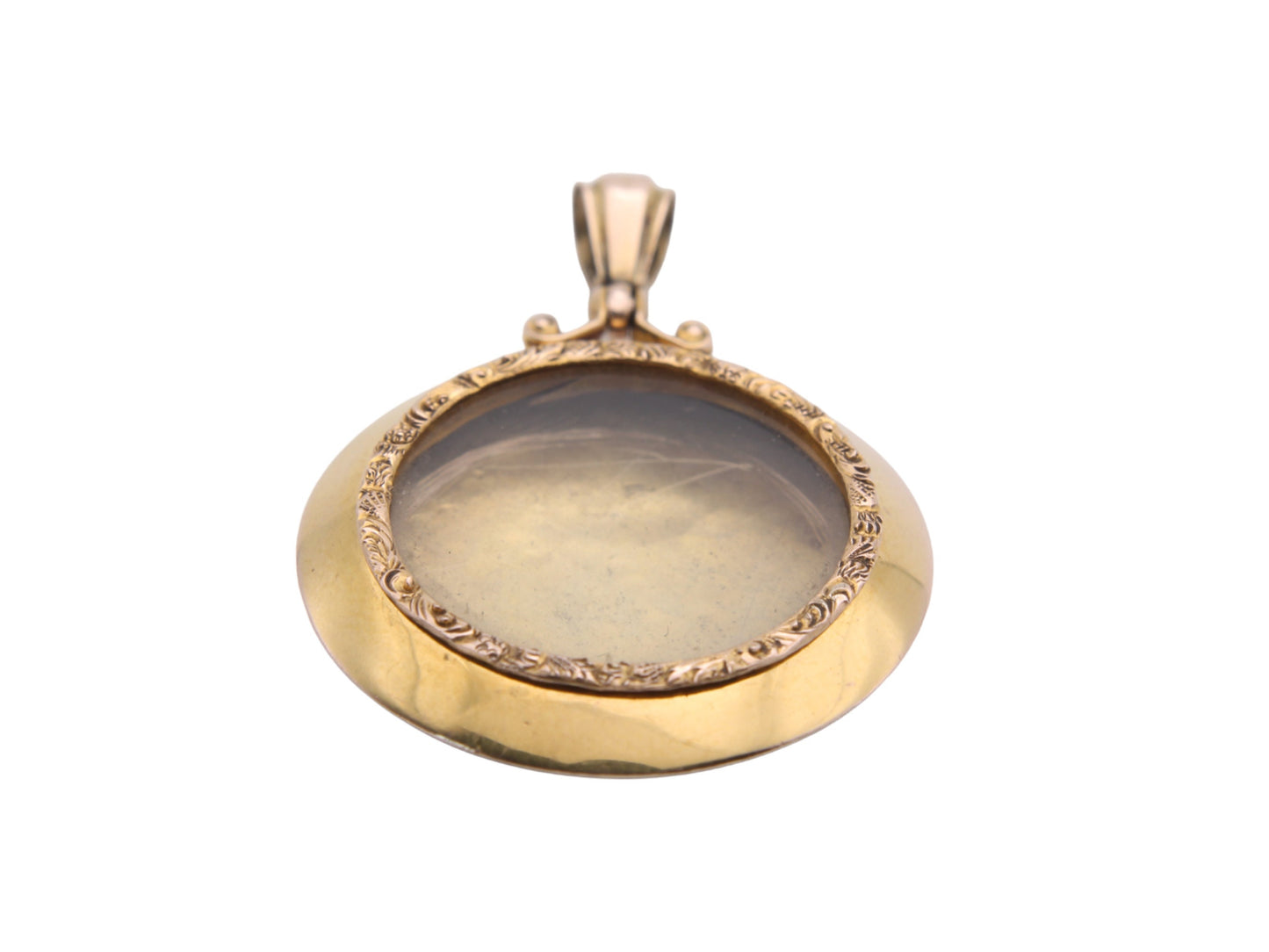 Antique 9ct Gold Pendant Locket