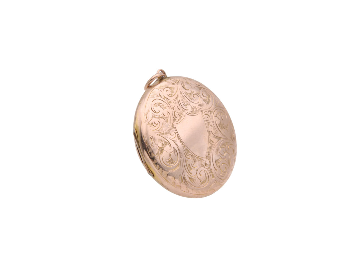 Antique 9ct Gold Chased Locket