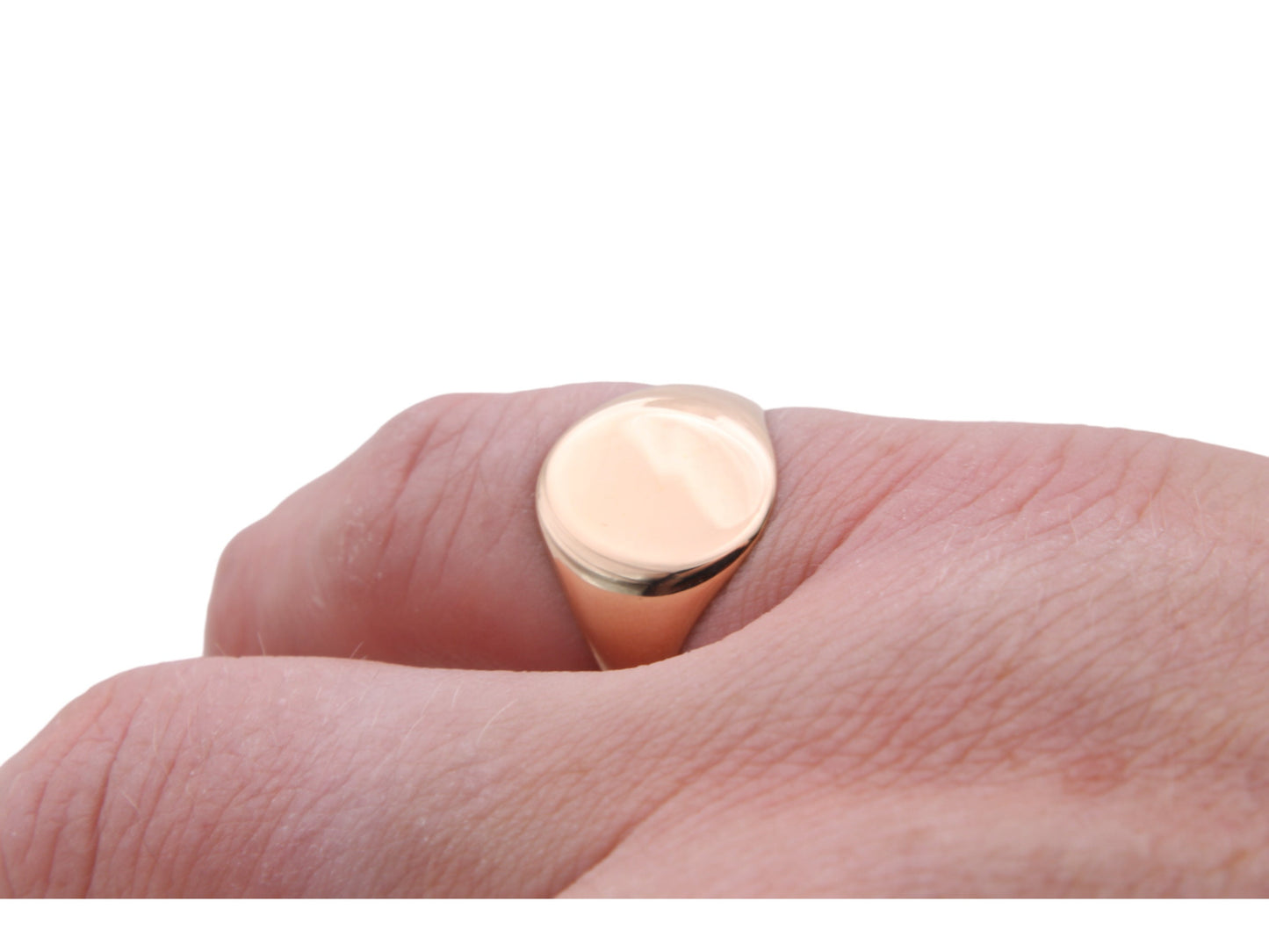 Antique 18ct Rose Gold Signet Ring, 1910