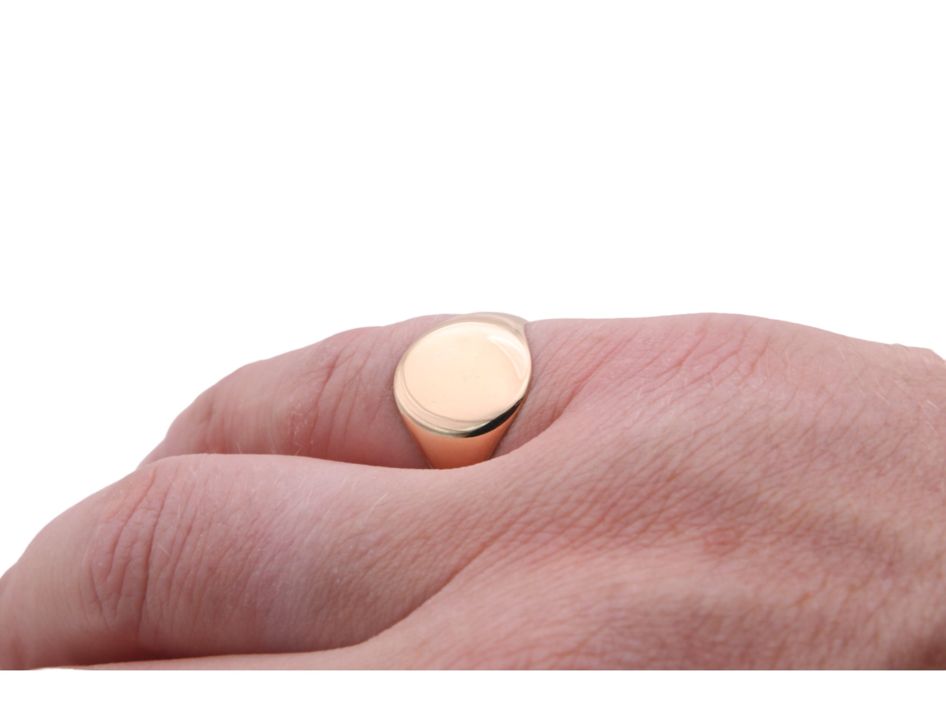 Antique-18ct-Rose-Gold-Signet-Ring,-1910