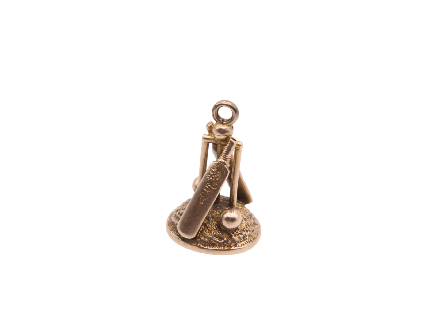 Antique Victorian 9ct Gold Carnelian Intaglio Giraffe Pendant Seal