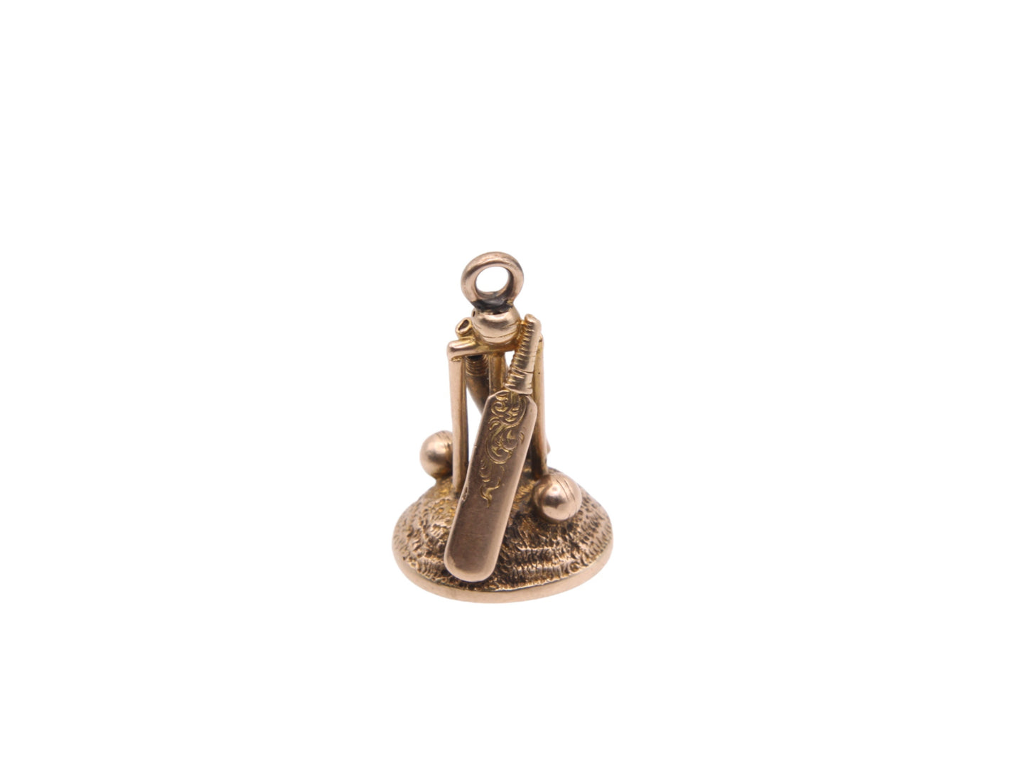 Antique Victorian 9ct Gold Carnelian Intaglio Giraffe Pendant Seal
