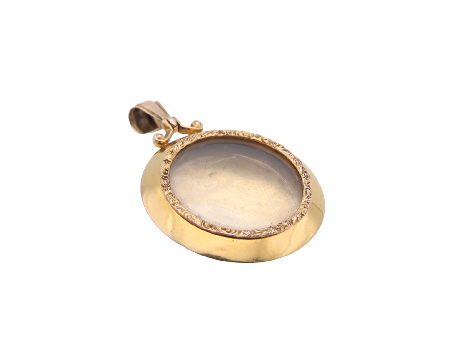 Antique 9ct Gold Pendant Locket