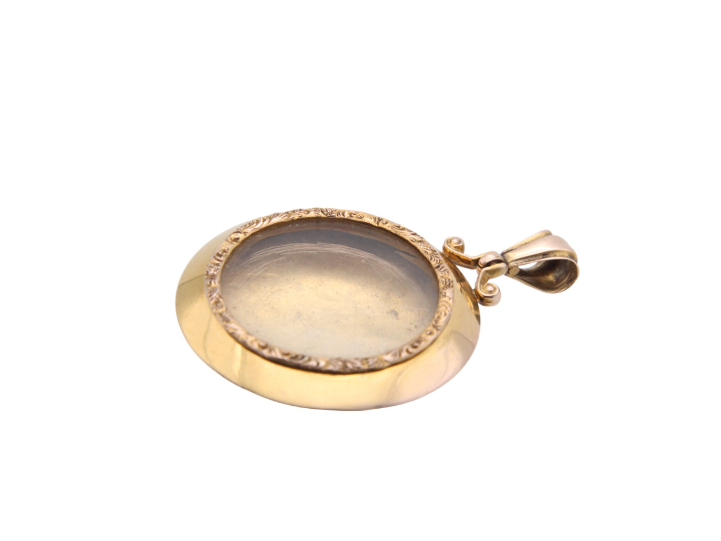 Antique 9ct Gold Pendant Locket