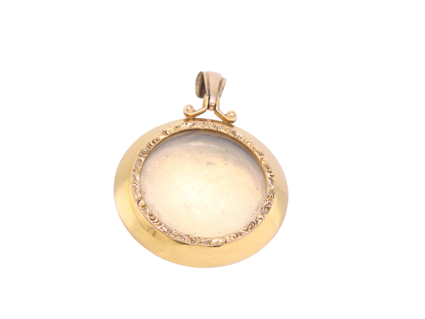 Antique 9ct Gold Pendant Locket