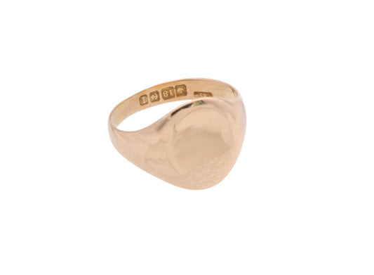 Antique 18ct Rose Gold Signet Ring, 1910