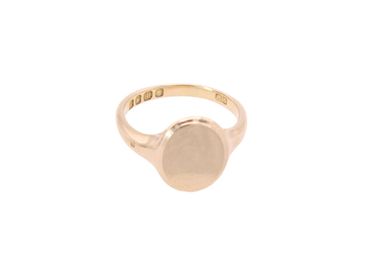 Antique Victorian 18ct Yellow Gold Signet Ring, 1895, 8.2g