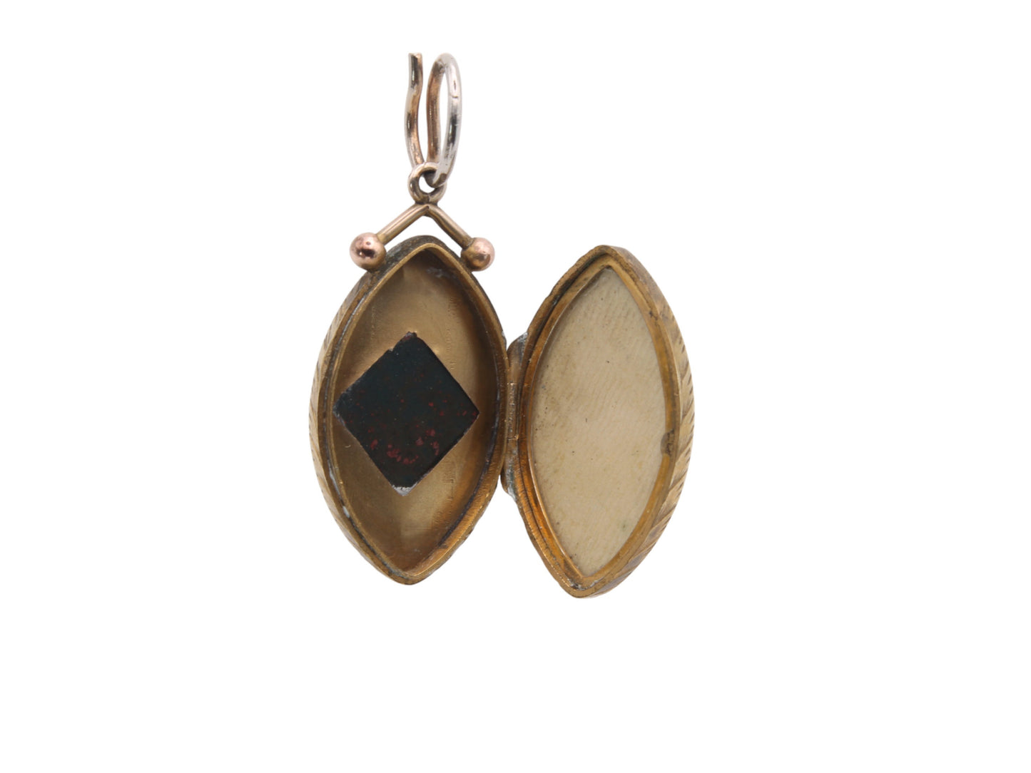 Antique Victorian 9ct Gold Bloodstone Locket