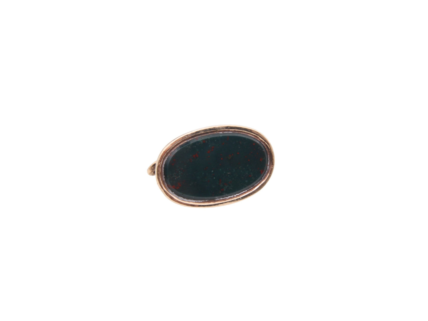 Antique 15ct Gold Lion Bloodstone Pendant