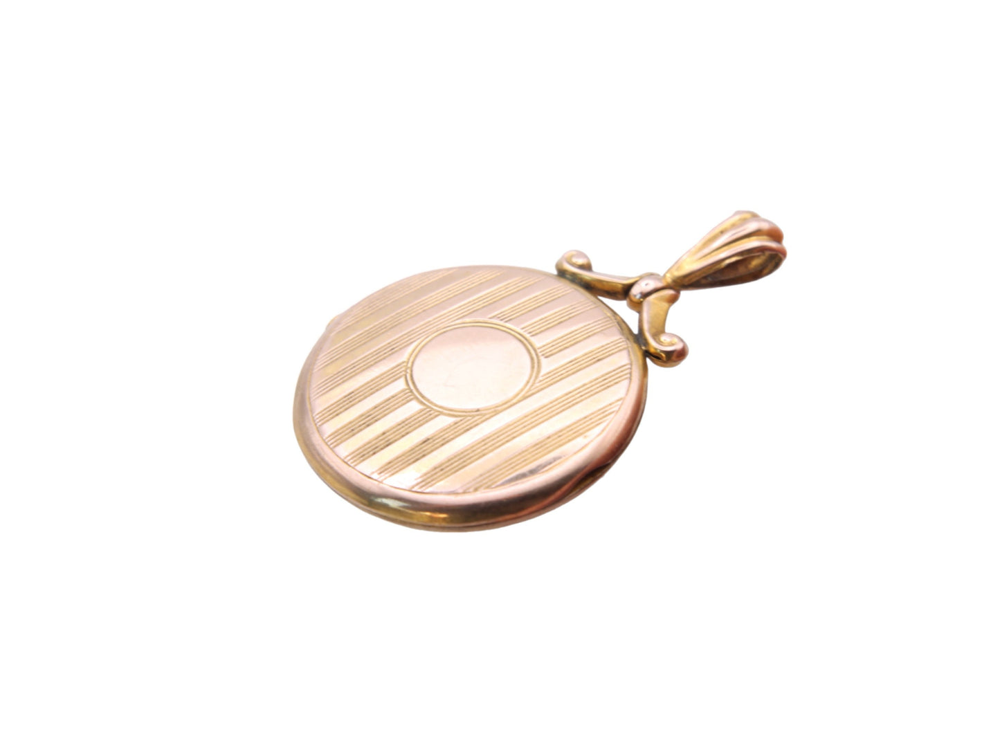 Antique Edwardian 9ct Gold Back & Front Locket