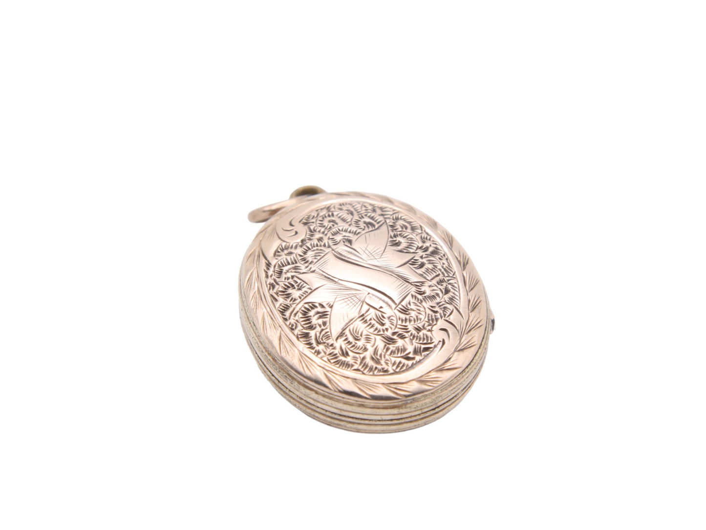 Antique Victorian 9ct Gold Oval Locket