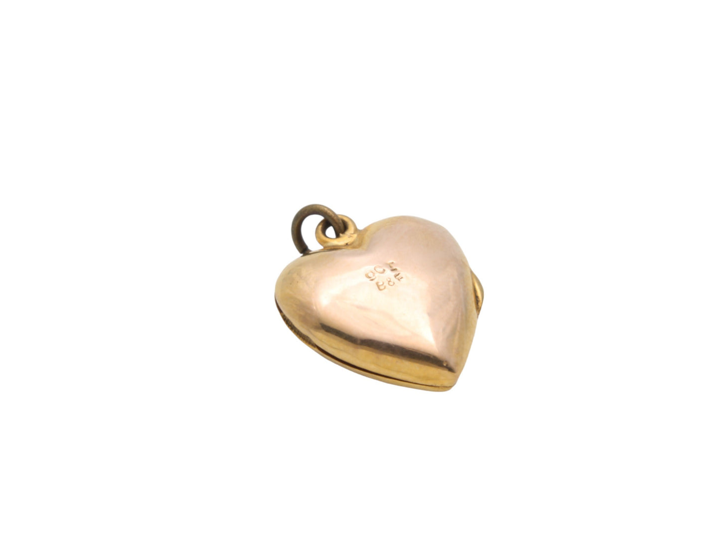 Antique 9ct Yellow Gold Heart Locket