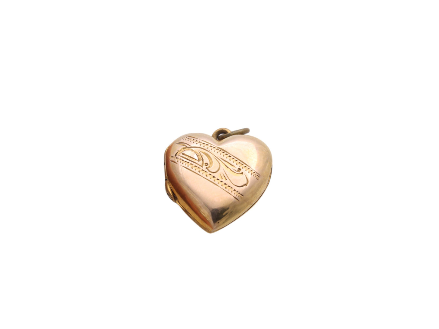 Antique 9ct Yellow Gold Heart Locket