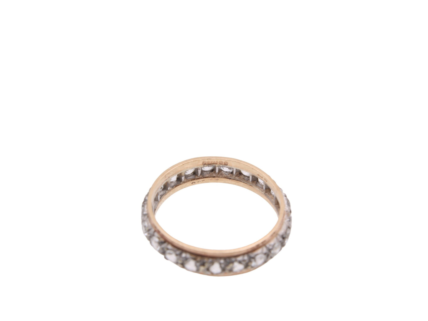 Vintage-9ct-Rose-gold-Paste-Eternity-Ring