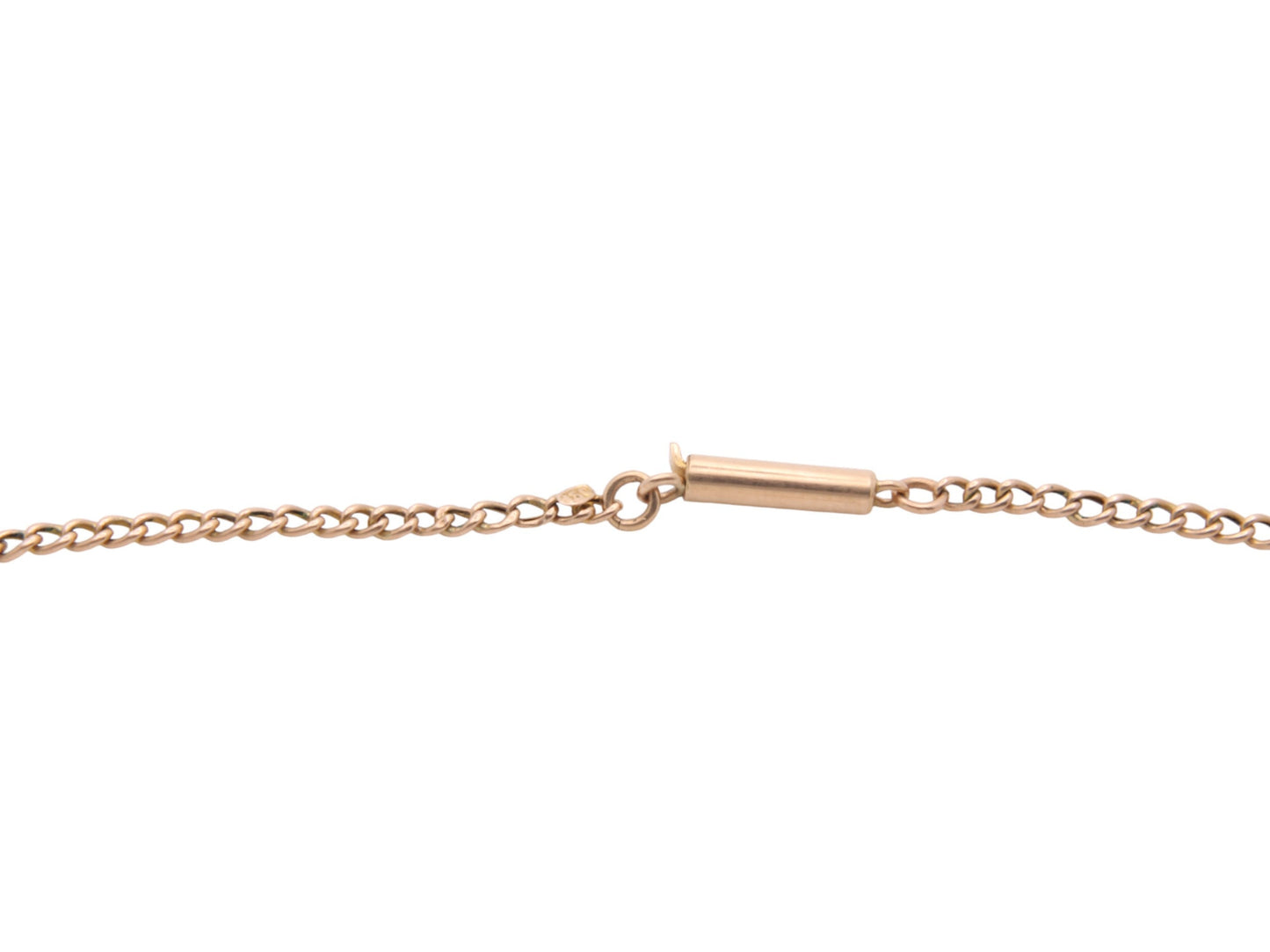 Antique 15ct Gold Curb Link Necklace