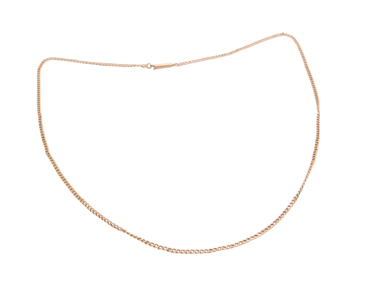 Antique 15ct Gold Curb Link Necklace