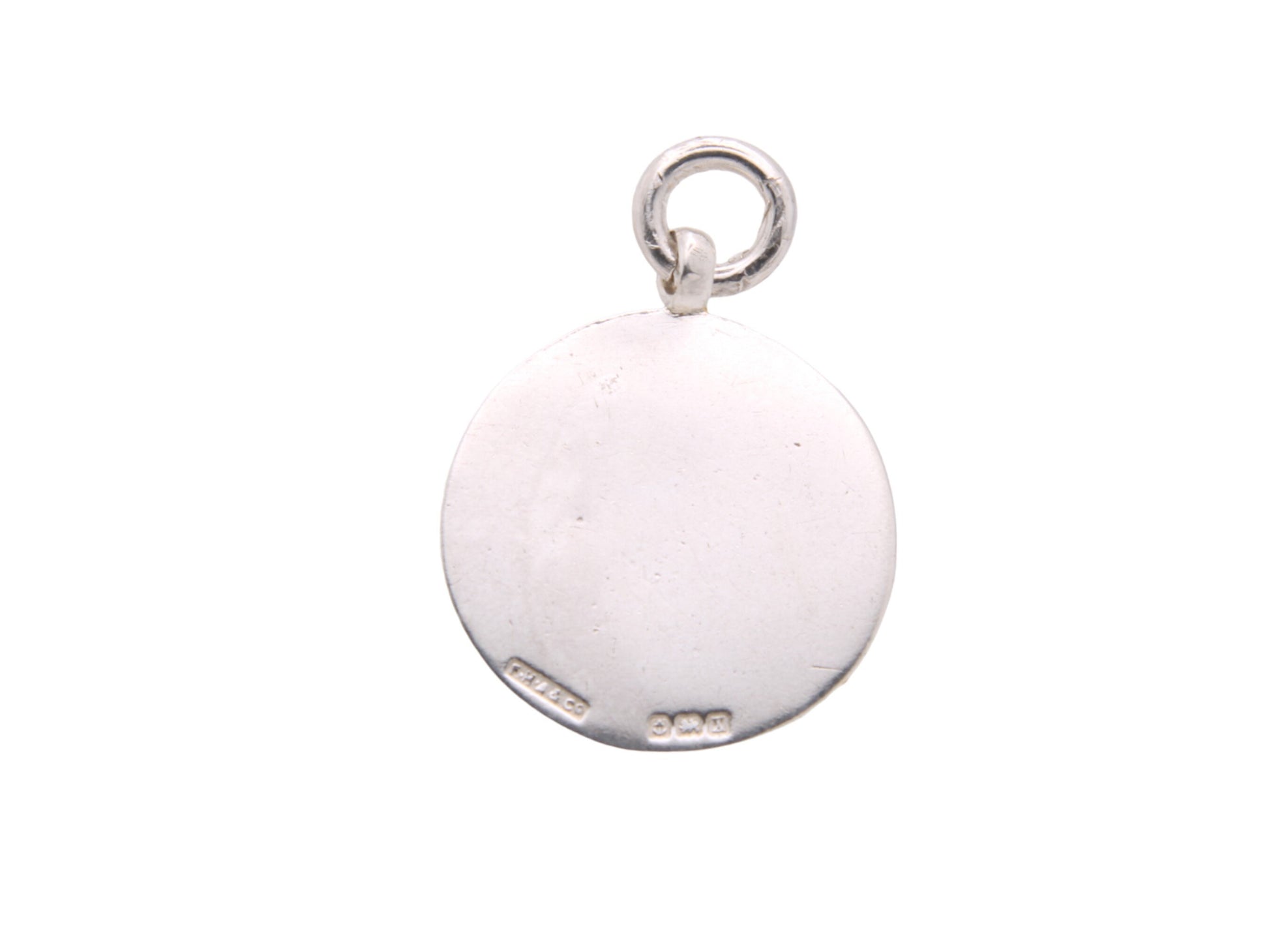 Antique-Sterling-Silver-Enamelled-Lion-Pendant