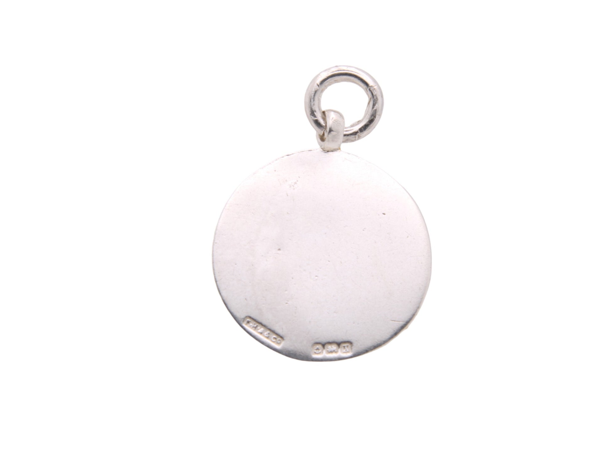 Antique-Sterling-Silver-Enamelled-Lion-Pendant