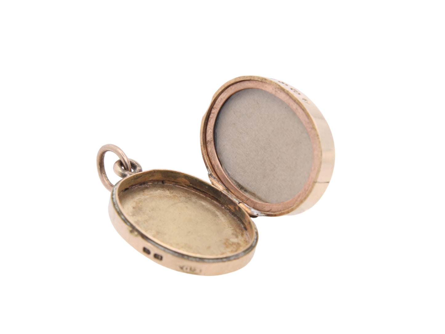 Antique 12.5ct Gold Bloodstone Locket, 1870