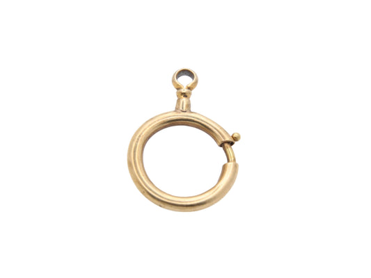 Antique Large 9ct Rolled Gold Bolt Clasp