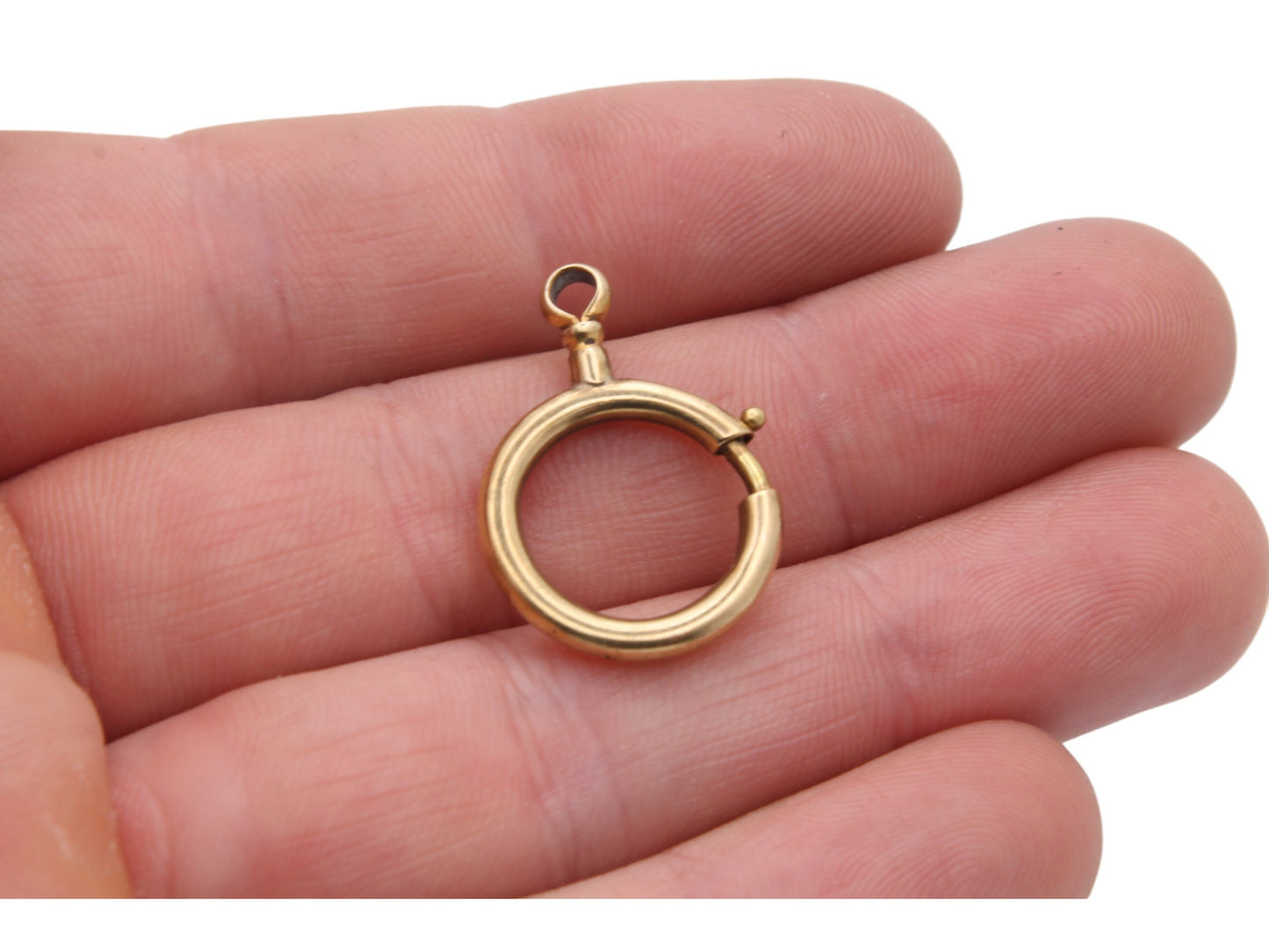 Antique Large 9ct Rolled Gold Bolt Clasp