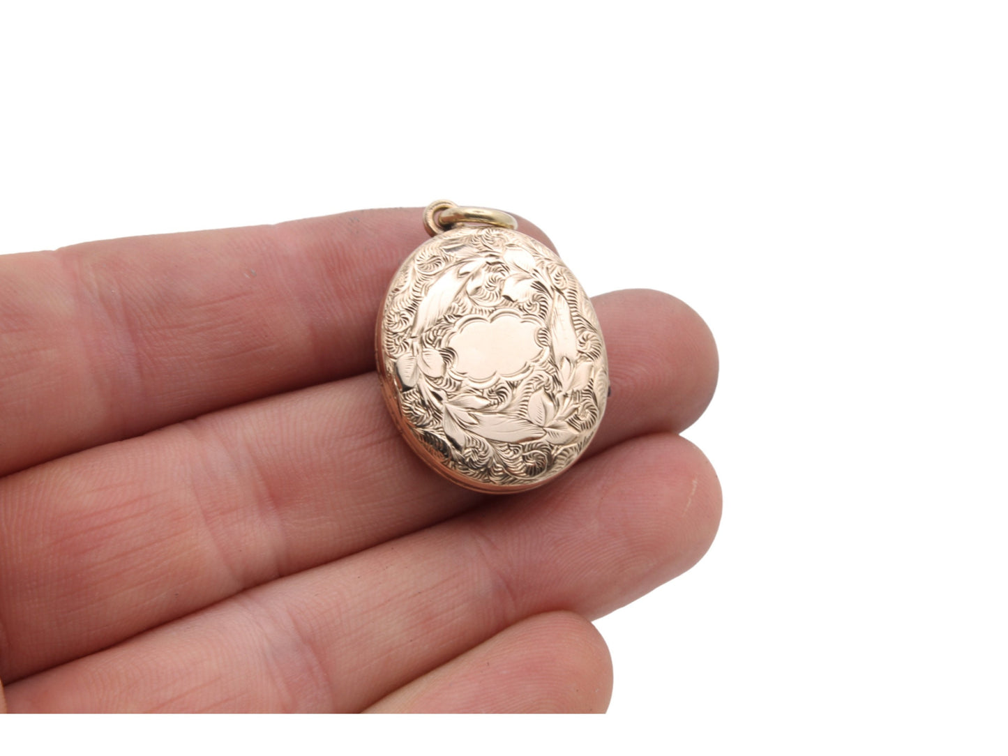 Antique 9ct Gold Tulip Locket
