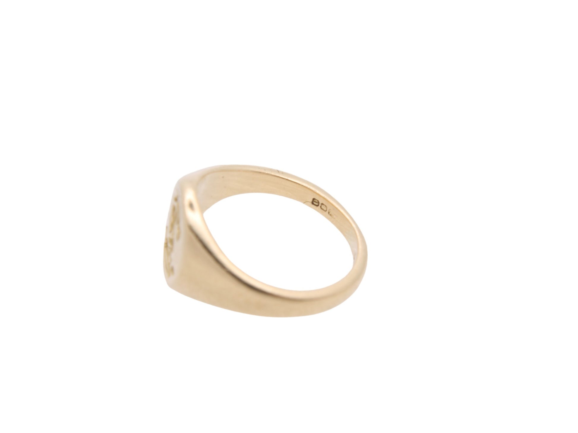 Vintage-18ct-Yellow-Gold-Intaglio-Signet-Ring-Horse-Head-Crest