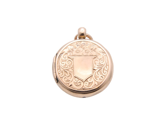 Antique 9ct Gold Double Spinner Locket