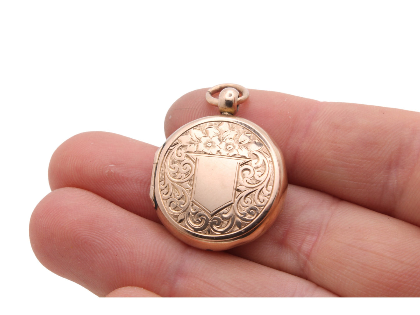 Antique 9ct Gold Double Spinner Locket