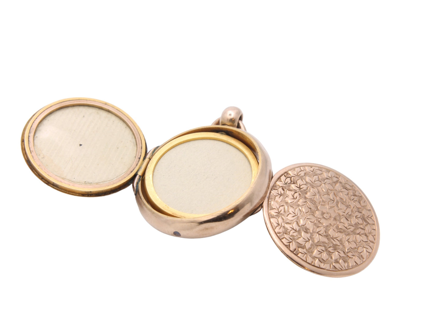 Antique 9ct Gold Double Spinner Locket