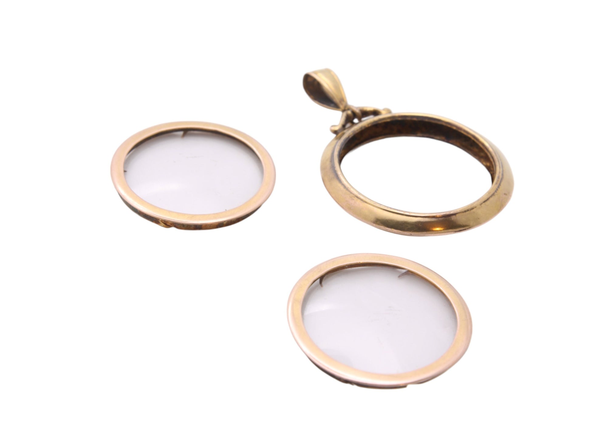 Antique-9ct-Gold-Glass-Pendant-Locket