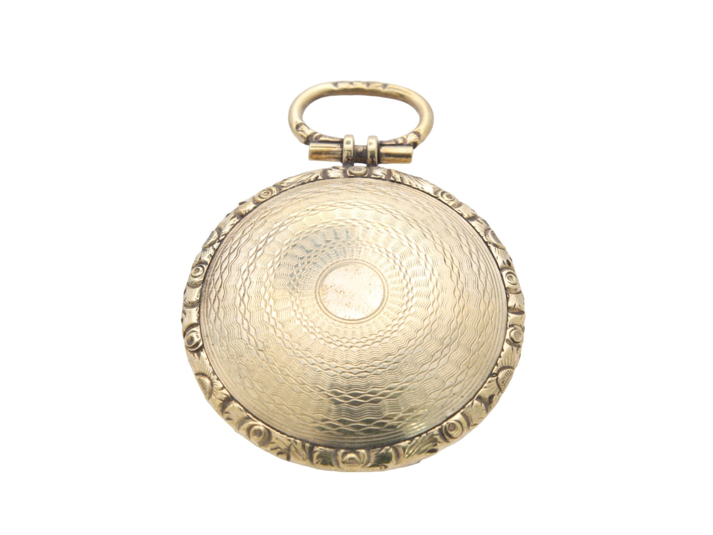 Antique 9ct Rolled Gold Open Face Locket Pendant