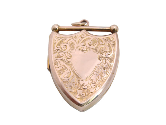 Antique 9ct Gold Shield Locket