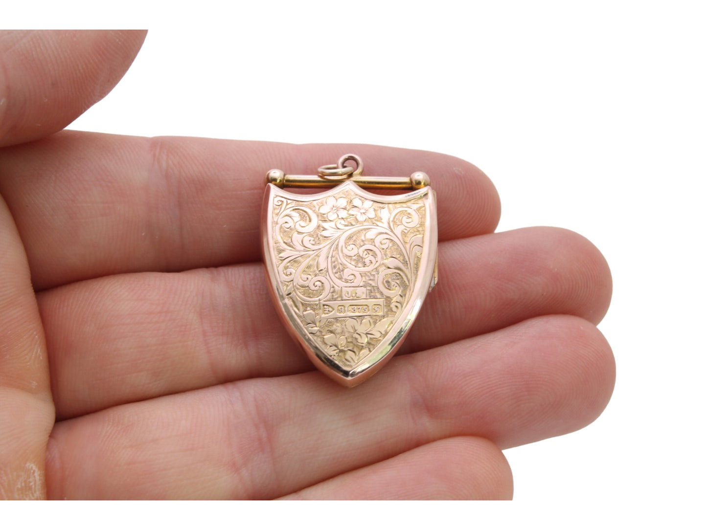 Antique 9ct Gold Shield Locket