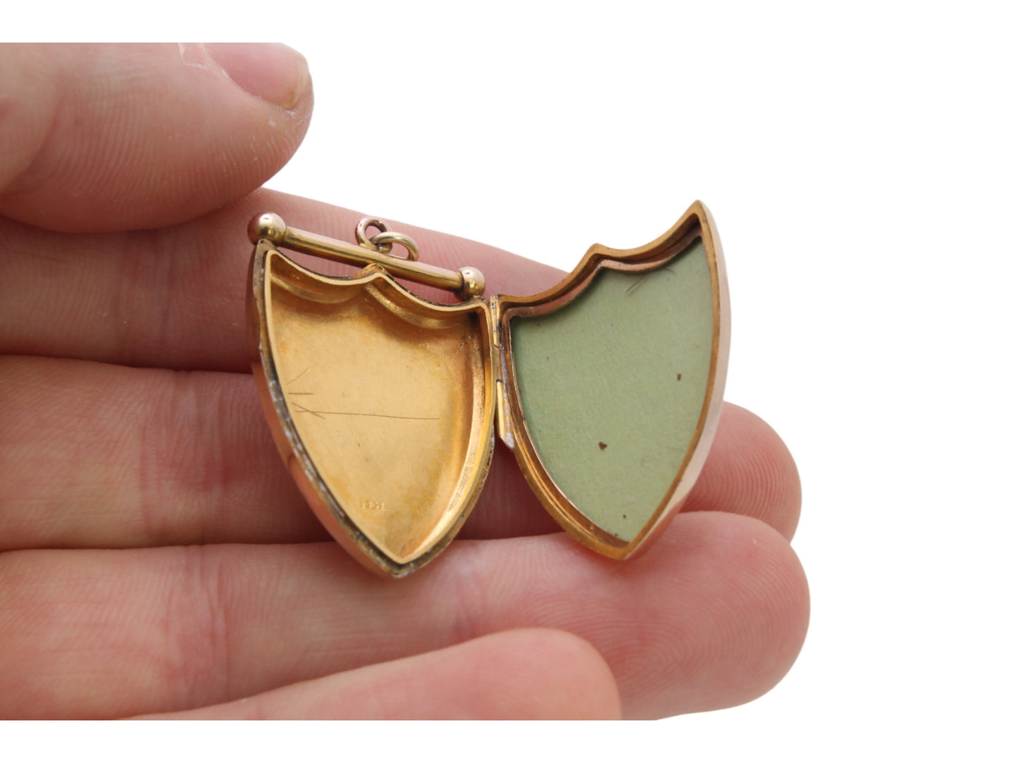 Antique 9ct Gold Shield Locket