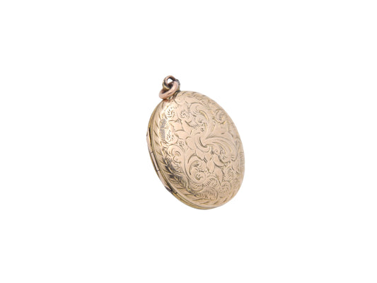 Antique Victorian 9ct Gold Decorative Locket