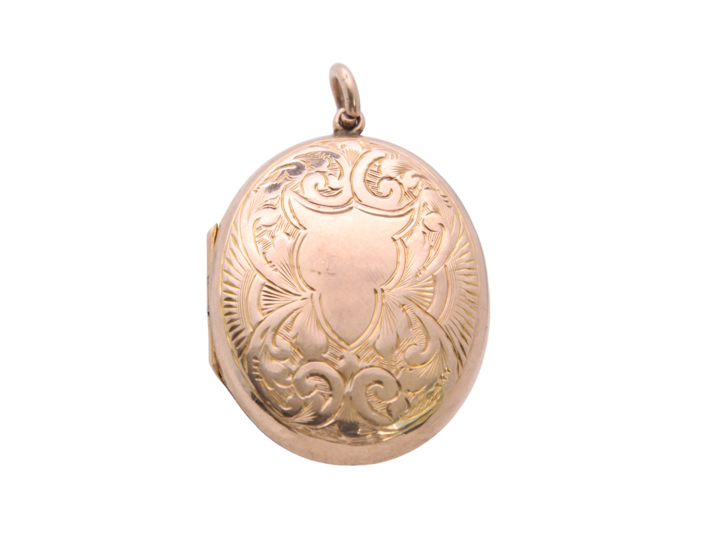 Antique 9ct Gold Oval Locket
