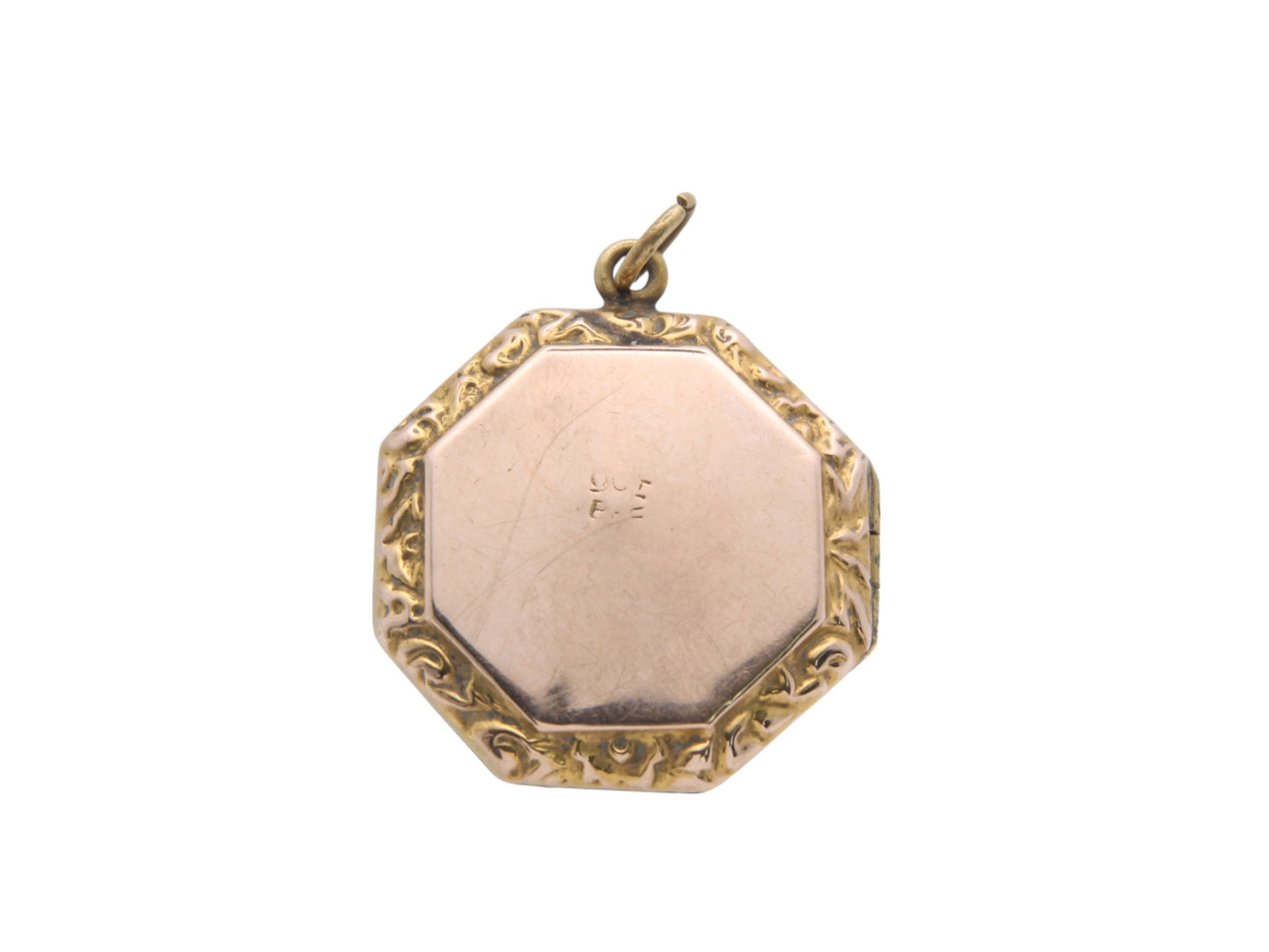 Antique 9ct Gold Octagon Locket