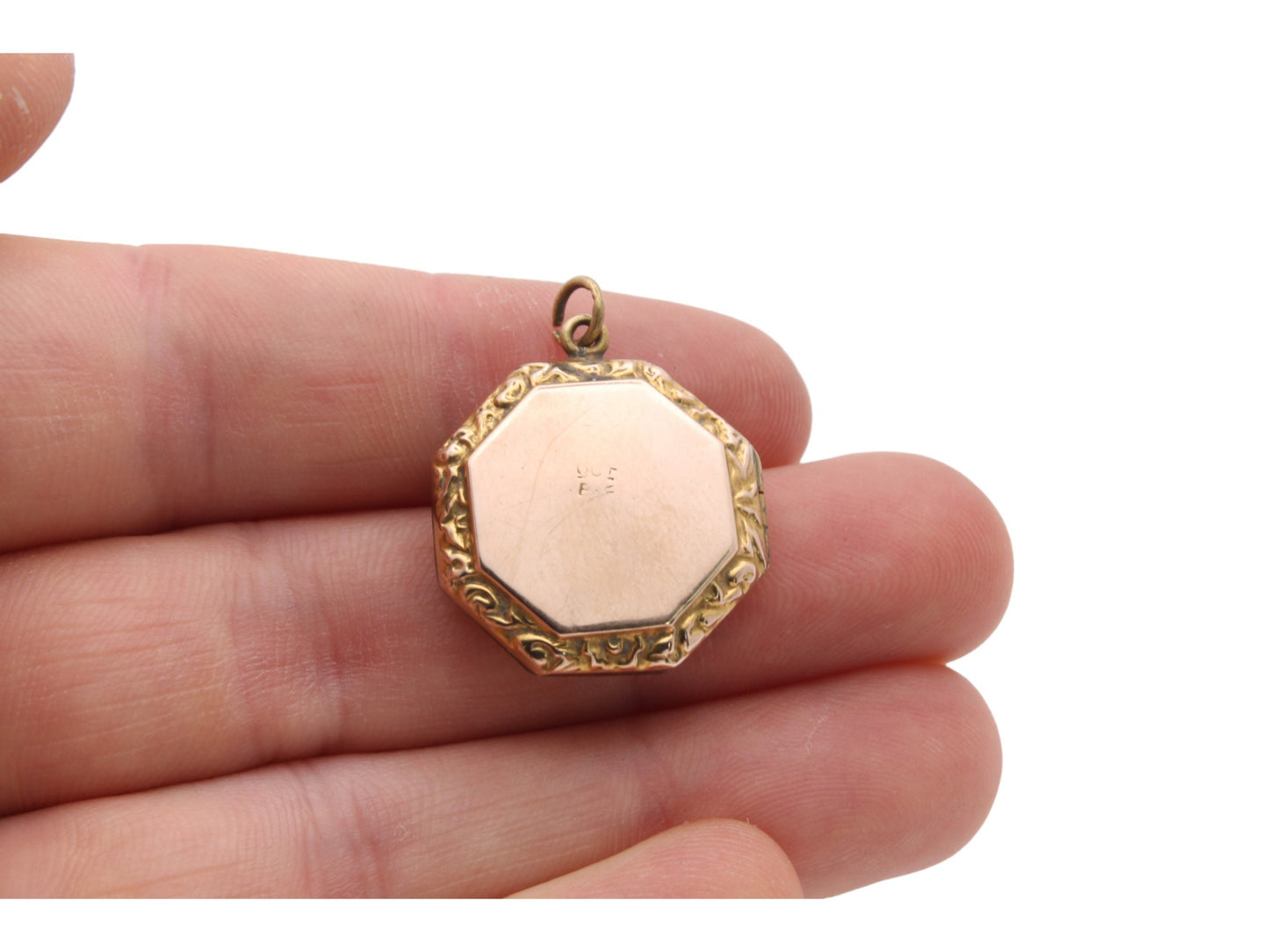 Antique 9ct Gold Octagon Locket