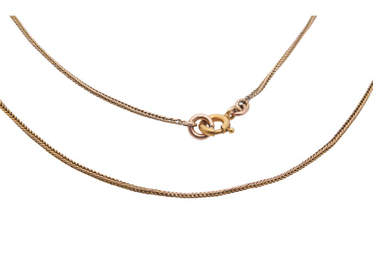 Antique 9ct Gold Foxtail Link Necklace